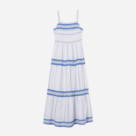 NWT H&M Cotton Blend Summer Collection Long Maxi Dress - Picture 1 of 13